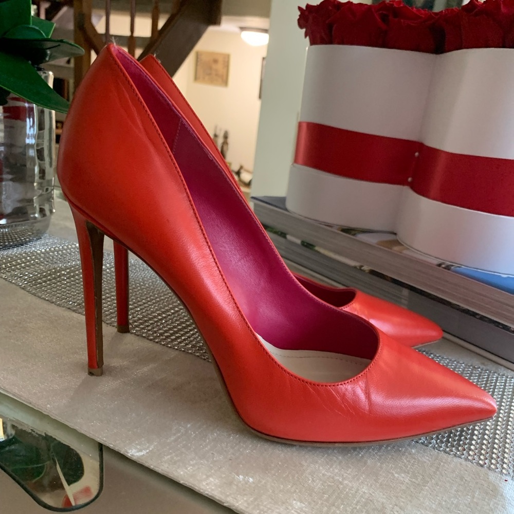 Gorgeous Orange NICHOLAS KIRKWOOD Pump SZ 10 👠👠🔥🔥🔥
